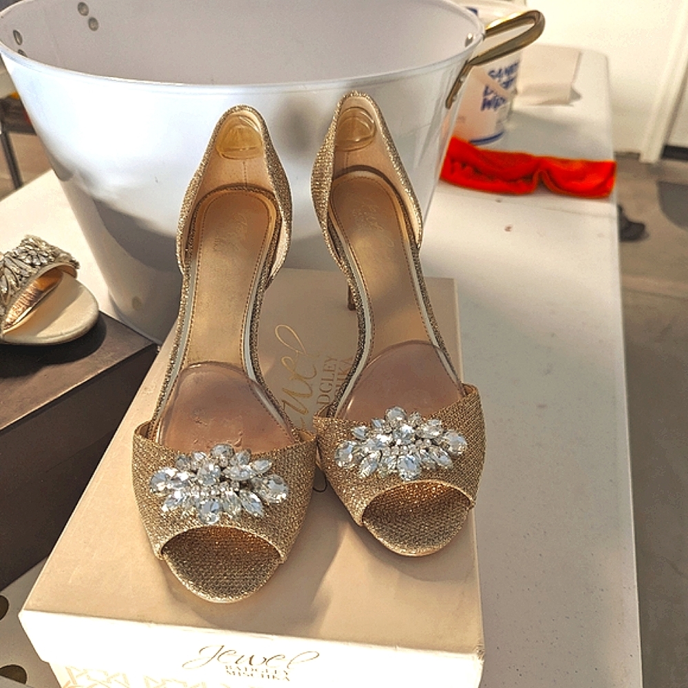 Jewel Badgley Mischka Wedding shoes